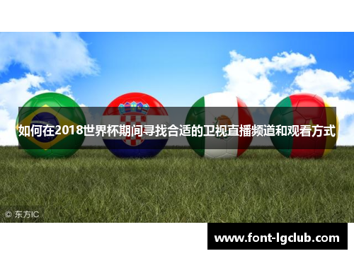 如何在2018世界杯期间寻找合适的卫视直播频道和观看方式