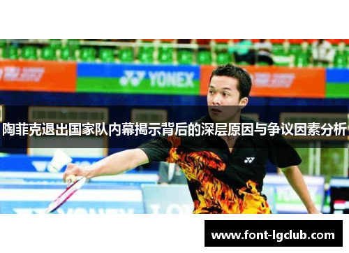 陶菲克退出国家队内幕揭示背后的深层原因与争议因素分析 陶菲克退出国家队内幕揭示背后的深层原因与争议因素分析