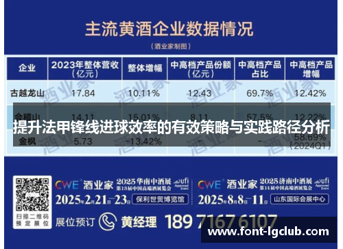 提升法甲锋线进球效率的有效策略与实践路径分析